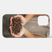 コーヒー豆の香りが焙煎された Case-Mate iPhoneケース (裏面 (横))