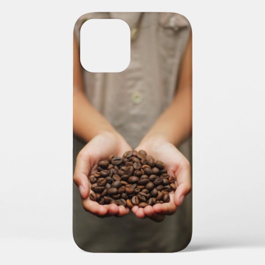 コーヒー豆の香りが焙煎された Case-Mate iPhoneケース (裏面)