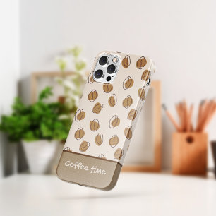 コーヒー豆のiPhoneケースのパターン iPhone 11 ケース