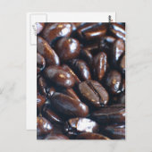 コーヒー豆はがき ポストカード (正面/裏面)