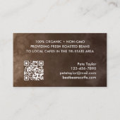 コーヒー豆ばいせん 名刺 (裏面)