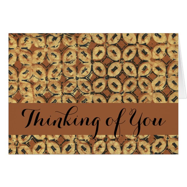 コーヒー豆ろうけつ染めアートパターンデザイン (正面横)