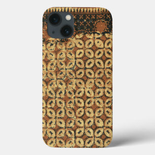 コーヒー豆ろうけつ染めアートパターンデザイン iPhone 13ケース