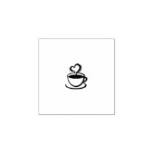 コーヒー豆アイコンゴム印 ラバースタンプ (インプリント)