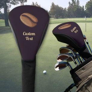 コーヒー豆アイコン ゴルフヘッドカバー