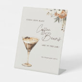 コーヒー豆エスプレッソ・マルティーニのシャワーの数 台座サイン (正面)