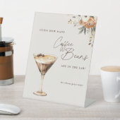 コーヒー豆エスプレッソ・マルティーニのシャワーの数 台座サイン (インサイチュ)