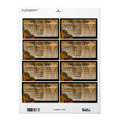 コーヒー豆カスタムコーヒーラベル ラベル (フルシート)