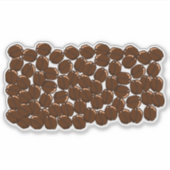 コーヒー豆カットシール シール (正面)