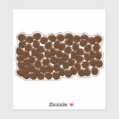 コーヒー豆カットシール シール (シート)