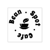 コーヒー豆カップロゴロイヤリティカフェ ラバースタンプ (インプリント)