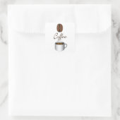 コーヒー豆カップ スクエアシール (バッグ)