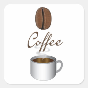 コーヒー豆カップ スクエアシール