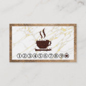 コーヒー豆カップ |パンチカード 名刺 (正面)