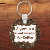 コーヒー豆キーチェーン キーホルダー (正面)