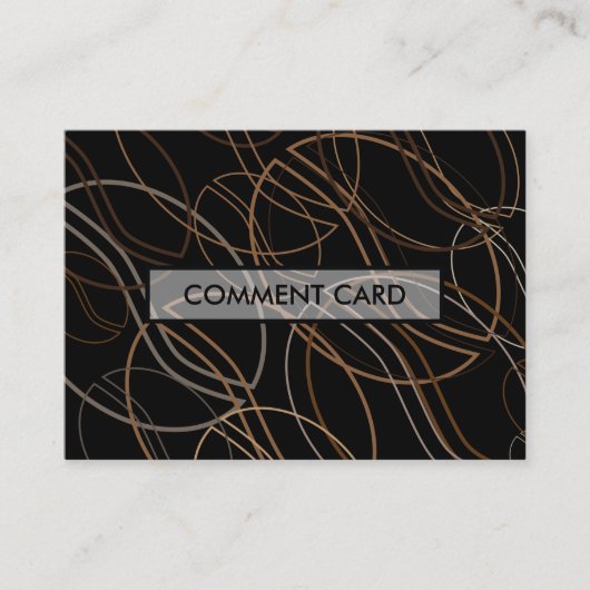 コーヒー豆コメぼやけントカード 名刺 (正面)