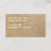 コーヒー豆コーヒーバーラップロイヤリティパンチ ロイヤリティカード (裏面)