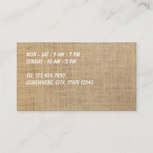 コーヒー豆コーヒーバーラップロイヤリティパンチ ロイヤリティカード (裏面)