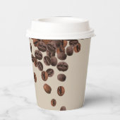 コーヒー豆コーヒー 紙コップ (裏面)