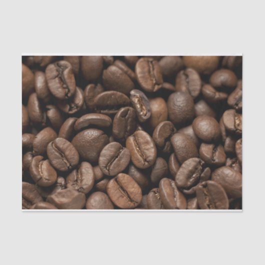 コーヒー豆ティッシュペーパー 薄葉紙 (正面)