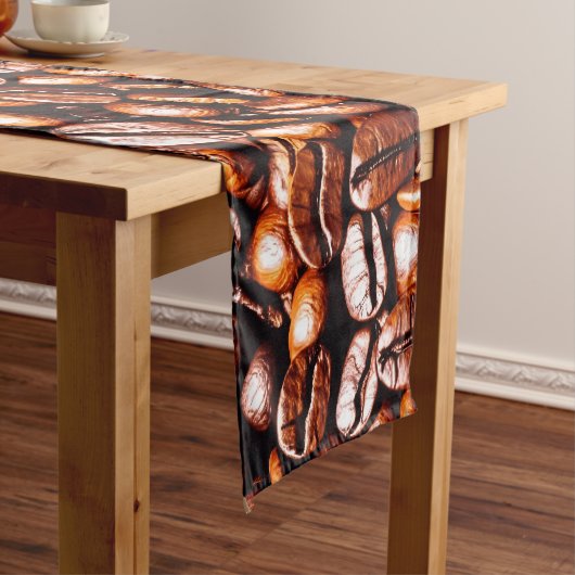コーヒー豆テーブルランナー ロングテーブルランナー (インサイチュ)