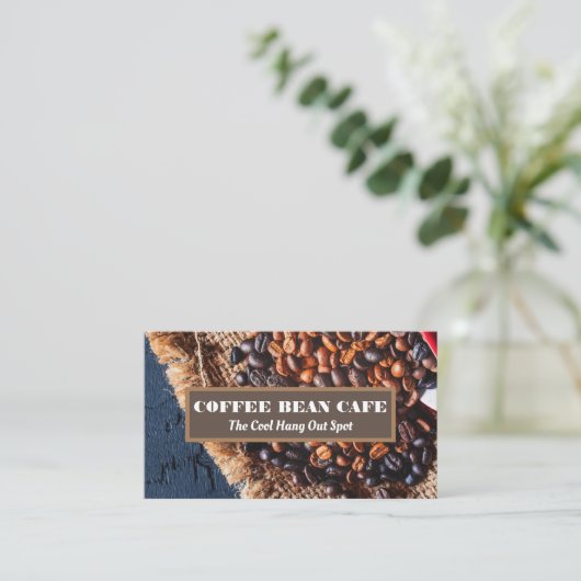コーヒー豆バッグ 名刺 (スタンド正面)