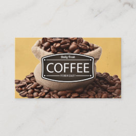 コーヒー豆バッグ 名刺