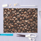 コーヒー豆パターンの切り離し 薄葉紙 (クラフト)