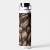 コーヒー豆パターン ウォーターボトル (背面)