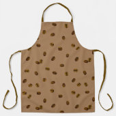 コーヒー豆パターン エプロン (正面)