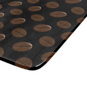 コーヒー豆パターン カッティングボード (角)