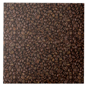 コーヒー豆パターン タイル