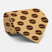 コーヒー豆パターン ネクタイ (ロール)