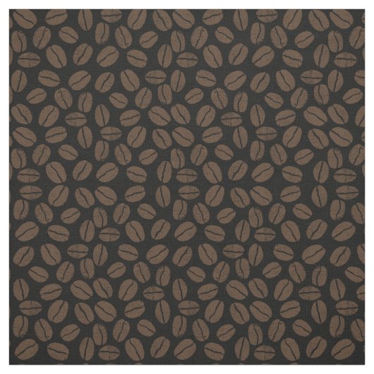 コーヒー豆パターン ファブリック (見本)