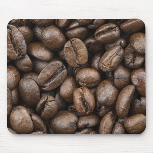コーヒー豆パターン マウスパッド (正面)