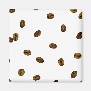 コーヒー豆パターン マグネット