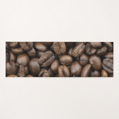 コーヒー豆パターン ヨガマット (正面(横))