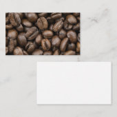 コーヒー豆パターン 名刺 (正面/裏面)