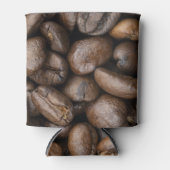 コーヒー豆パターン 缶クーラー (正面)