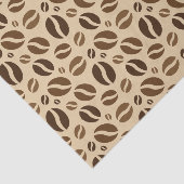 コーヒー豆パターン 薄葉紙 (詳細)