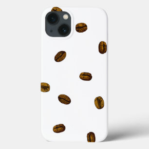 コーヒー豆パターン iPhone 13ケース