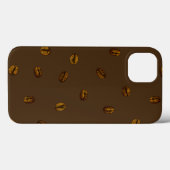 コーヒー豆パターン Case-Mate iPhoneケース (裏面 (横))