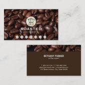 コーヒー豆パンチカード ロイヤリティカード (正面/裏面)