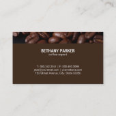 コーヒー豆パンチカード ロイヤリティカード (裏面)