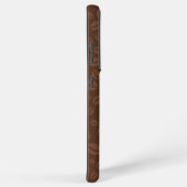 コーヒー豆ブラウンプリントモノグラム名電話ケース SAMSUNG GALAXYケース (右側面)