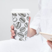 コーヒー豆ブラック&ホワイトコーヒーショップ事業 紙コップ