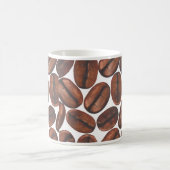 コーヒー豆ブリスマグカップ、白コーヒーマグカップ コーヒーマグカップ (中央)