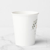 コーヒー豆ベビーシャワー 紙コップ (右)