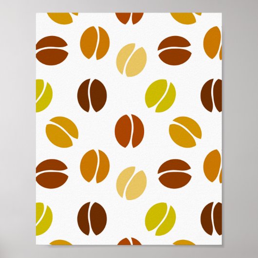 コーヒー豆ポスター ポスター (正面)