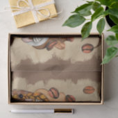 コーヒー豆ラテ格言の分離 薄葉紙 (ギフト)